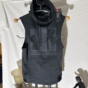 Under Armour Black Sleeveless Hoodie
